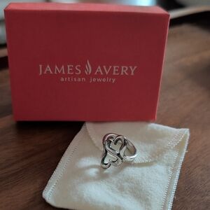 James Avery Heart To Heart Ring Sz 6.5